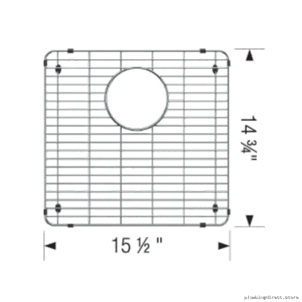 Blanco Sink Grid for Formera U 1 3/4 Large Bowl - Stainless Steel 402251