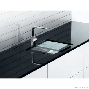 Sleek Precision U 1 Undermount Bowl Kitchen Sink - Stainless Steel Blanco