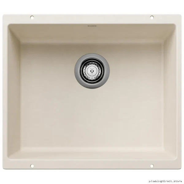 Blanco Soft White Undermount Silgranit Sink - Precis U 1 Bowl 402882