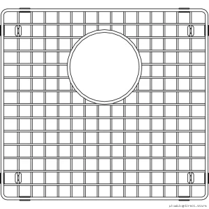 Blanco Stainless Steel Sink Grid - Durable 406482 Model for Kitchen Protection
