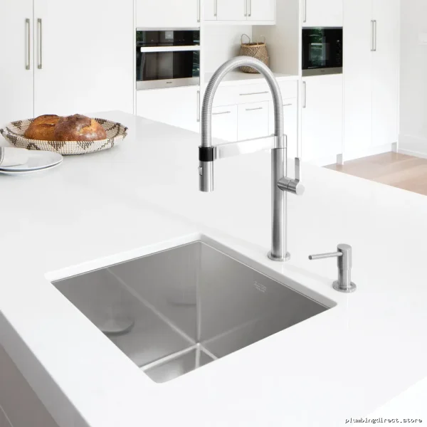 Blanco Stainless Steel 10 Inch Undermount Kitchen Sink Single Bowl - Image 2