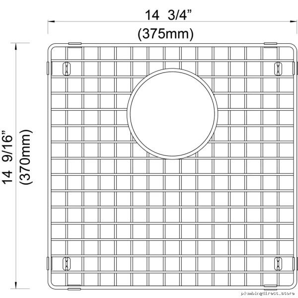 Blanco Stainless Steel Bar Sink Grid - Precision Fit Durable Design