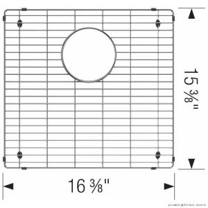 Blanco Stainless Steel Sink Grid for Quatrus & Precision 60/40 Large Bowls