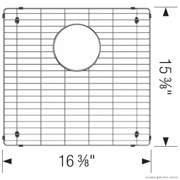 Blanco Stainless Steel Sink Grid for Quatrus & Precision 60/40 Large Bowls