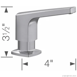 Blanco Stainless Steel Soap Dispenser by Rivana - Model 442680