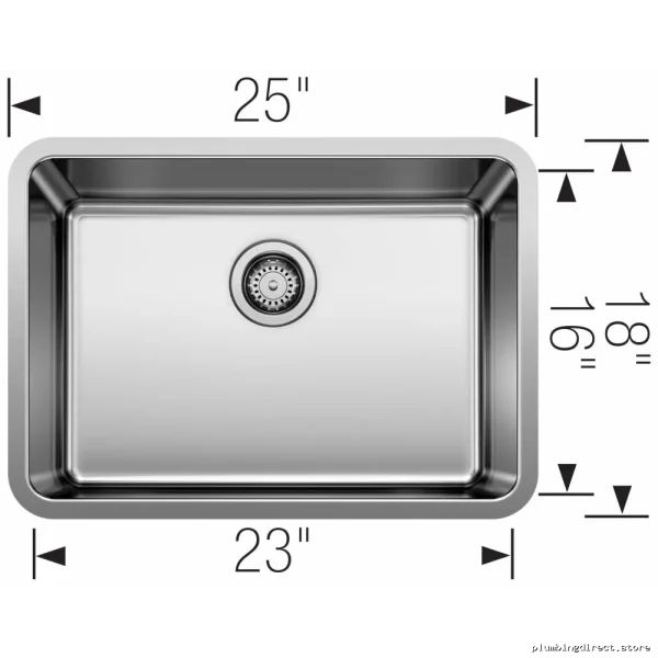 Blanco Formera U 402242 Stainless Steel Undermount Kitchen Sink, 1 Bowl - Image 2