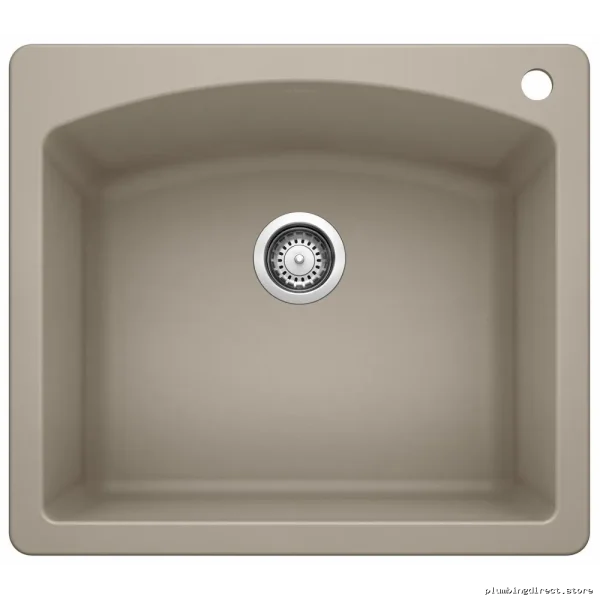 Blanco Truffle Silgranit Single Bowl Undermount Kitchen Sink 401154