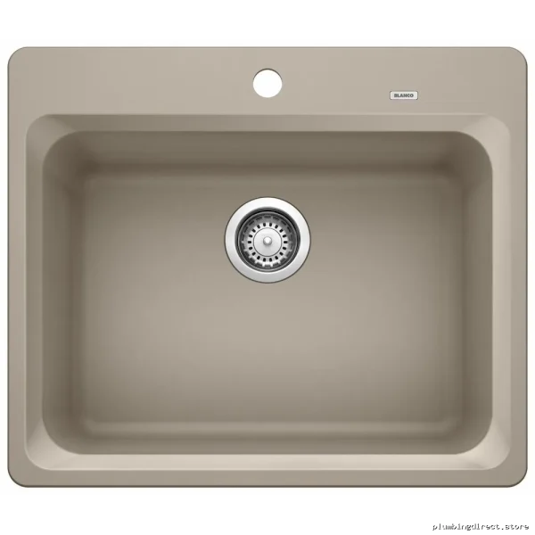 Blanco Truffle Single-Bowl Drop-In Silgranit Kitchen Sink Model #40