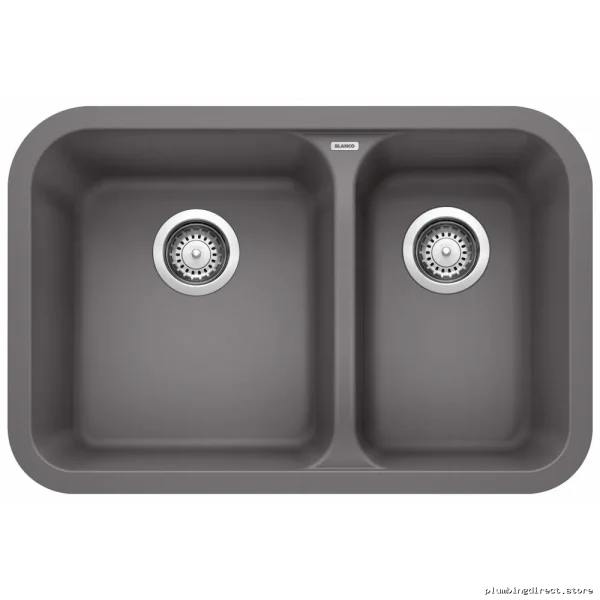 Blanco Cinder Undermount Double Bowl Silgranit Kitchen Sink