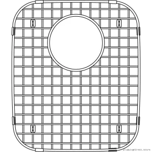 Durable Blanco Vienna Stainless Steel Sink Grid