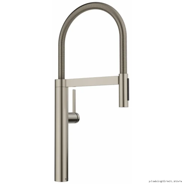 BlancoCulina II Kitchen Faucet PVD Satin Platinum Spring Pulldown Spray 443252 - Image 2