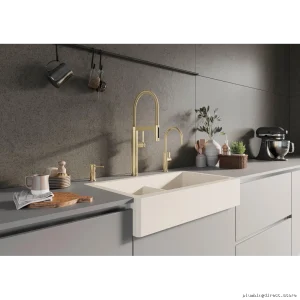 BlancoCulina II Matte Black Kitchen Faucet with Spring Pulldown Spray 527474