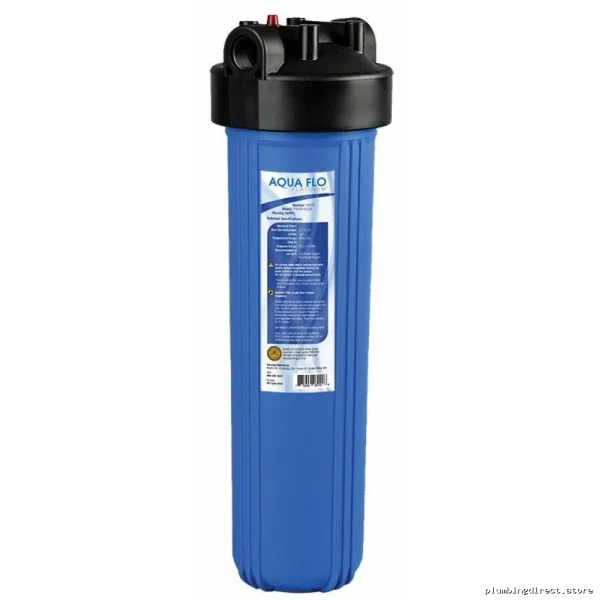 4.5x20 Blue/Black Water Filter Housing 3/4 Inch Inlet PHP R20BV