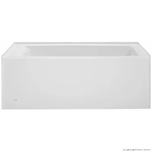 Bowen 60x31-1/4 Alcove Tub with RH Drain - Hytec 3930-0 White