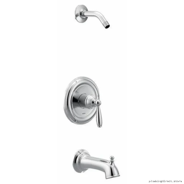 Brantford M-Core 2 Series Chrome Tub & Shower Trim Kit (No Shower Head) - Moen UT2153NH