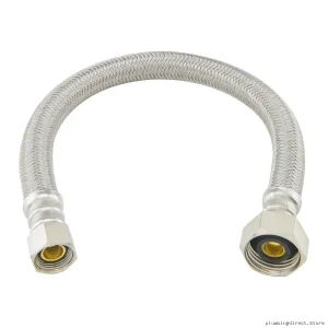 Brasscraft 12-Inch Flexible Faucet Hose 3/8 to 1/2 FIP Connector