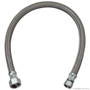 Brasscraft 16-Inch Flexible Faucet Hose 3/8 to 1/2 FIP Connector B1-16A