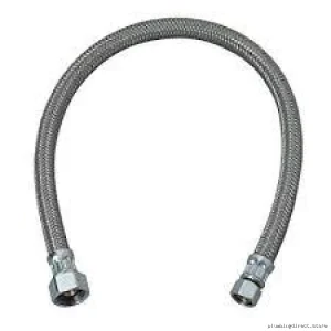 Brasscraft 20ft Flexible Faucet Connector Fits 3/8"Comp to 1/2"FIP B1-20A