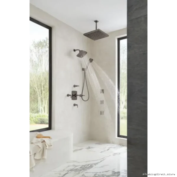 Brilliance Black Onyx Wall-Mounted Hand Shower, 4-Setting 1.75 GPM - Brizo 88867-BNX - Image 2