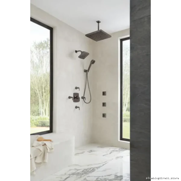 Brilliance Black Onyx Wall-Mounted Hand Shower, 4-Setting 1.75 GPM - Brizo 88867-BNX
