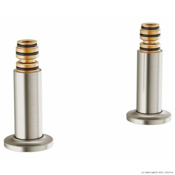 Deck-Mounted Tub Filler Unions | Brilliance Luxe Nickel T71765-NK Brizo Style