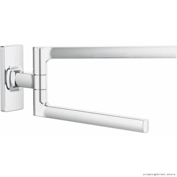 Adjustable Chrome Mini Bathroom Towel Rack With Pivot – Briso