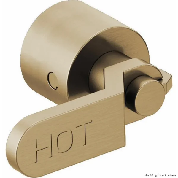 Brizo Industrial Tub Filler Handle Kit with 2 Lever Wall Mount - Luxe Gold Finish HL70434-GL - Image 2
