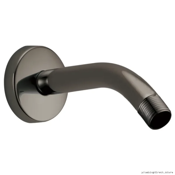Brizo RP74751BNX Brilliance Black Onyx 7-Inch Shower Arm with Flange Set