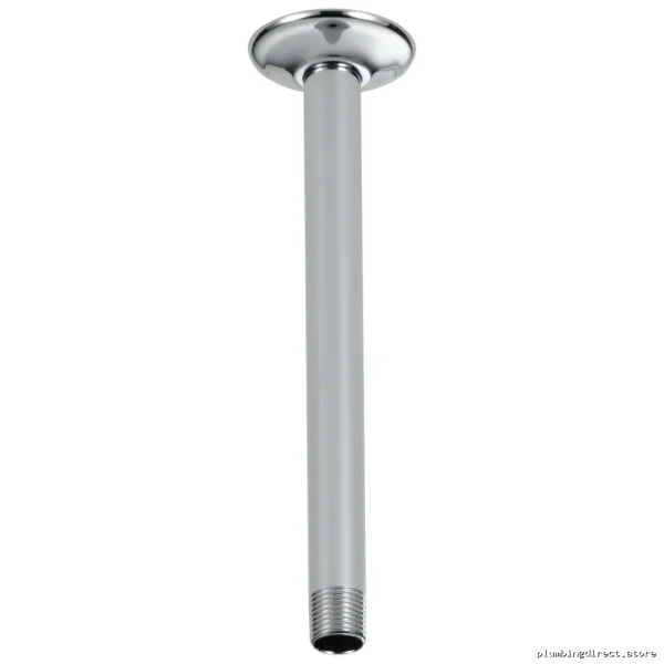 Brizo 10-Inch Chrome Ceiling Mount Shower Arm & Flange Kit - Stainless Steel RP48986PC - Image 2