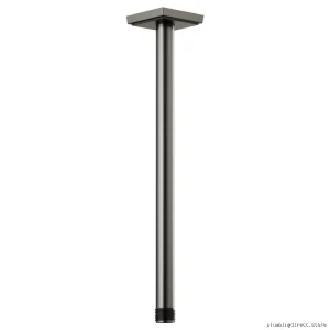 Install Ceiling Mount Shower Arm 14-Inch Square Flange Design Luxe Steel Construction Brizo RP101286SL