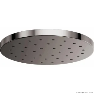 Brizo 14-Inch H2OKinetic Raincan Shower Head 2.5 GPM Black Onyx Finish