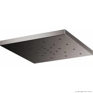 Brizo 14-Square H2OKinetic Rain Showerhead in Black Onyx Finish