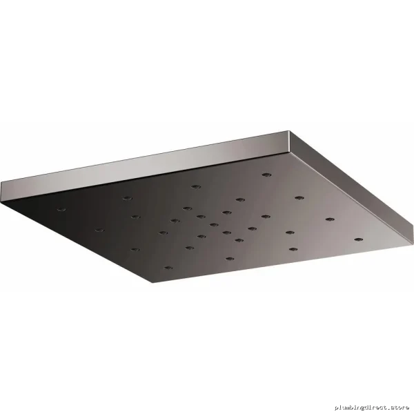 Brizo 14-Square H2OKinetic Rain Showerhead in Black Onyx Finish