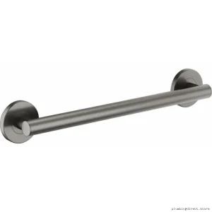 Brizo Euro Round 18-Inch Luxe Steel Modern Safety Grab Bar