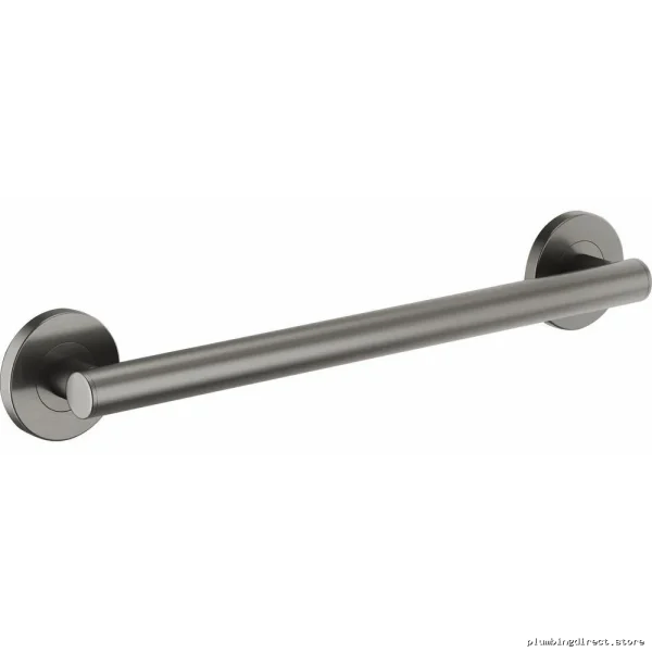 Brizo Euro Round 18-Inch Luxe Steel Modern Safety Grab Bar
