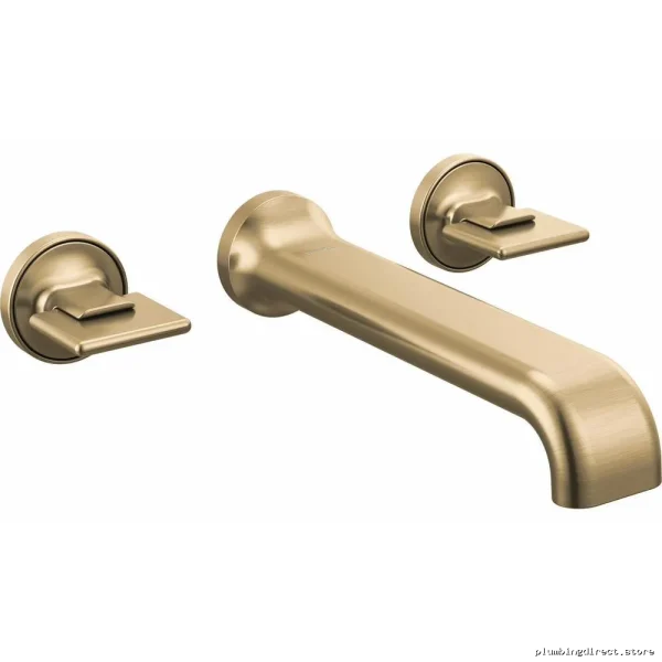 2-Handle Wall Mount Tub Filler Kit in Brilliance Luxe Gold - Brizo HK70469-GL - Image 2
