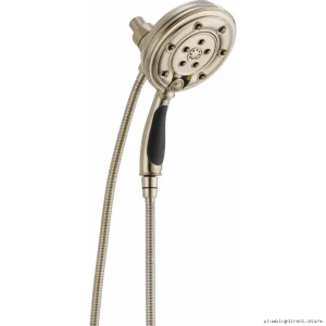 Brizo H2OKinetic 2-in-1 Brushed Nickel Shower Head & Handheld 2.5 GPM 86200-BN-2.5