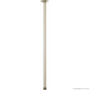 Brizo 24-Inch Ceiling Mount Shower Arm Round Flange Brushed Nickel Finish