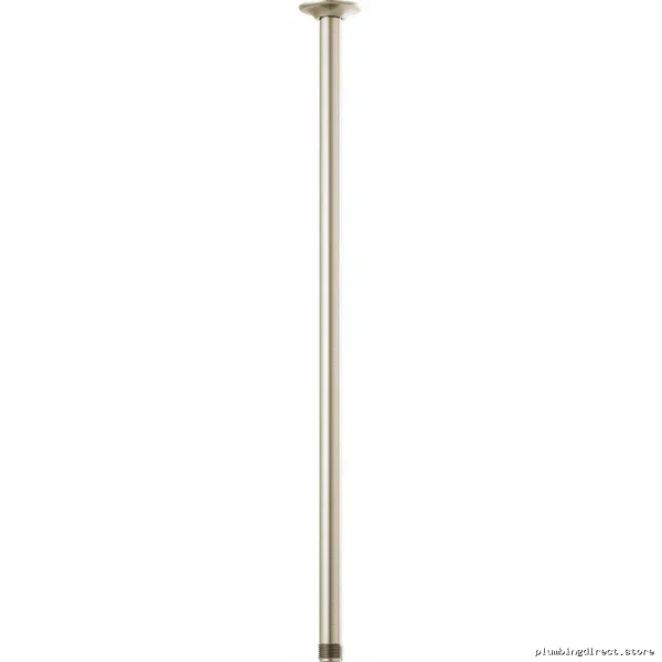 Brizo 24-Inch Ceiling Mount Shower Arm Round Flange Brushed Nickel Finish