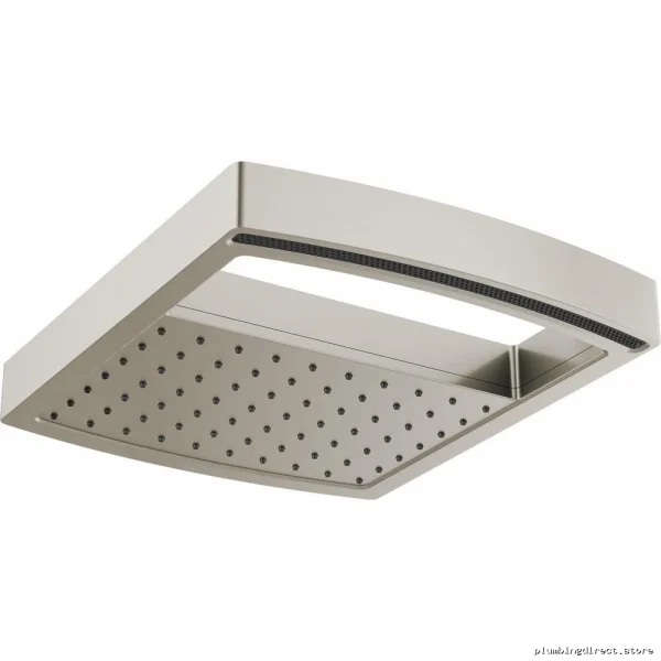 Brizo 3-in-1 Square Rain Showerhead 2.5 GPM Luxe Nickel 81406-NK-2.5