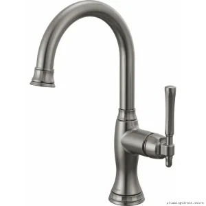 Brizo Tulham Luxury Steel Bar and Prep Sink Faucet 61058LF-SL