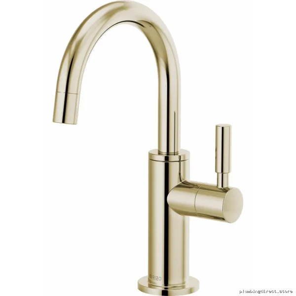 Polished Nickel Brizo #61320LF-C-PN – Modern Beverage Kitchen Faucet