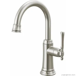 Brizo Stainless Steel Beverage Faucet 61358LF-C-SS for Modern Kitchens