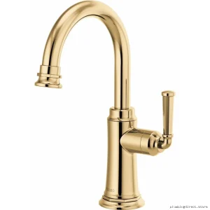 Rook Premium Polished Gold Beverage Tap - 61374LF-C-PG Brizo