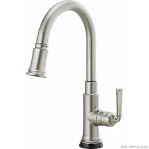 Brizo 64074LF-SS Stainless SmartTouch Pulldown Spray Kitchen Faucet