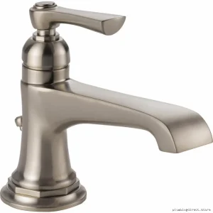 Premium Luxe Nickel Single Hole Bathroom Faucet 1.2 GPM - Brizo 65060LF-NK-ECO