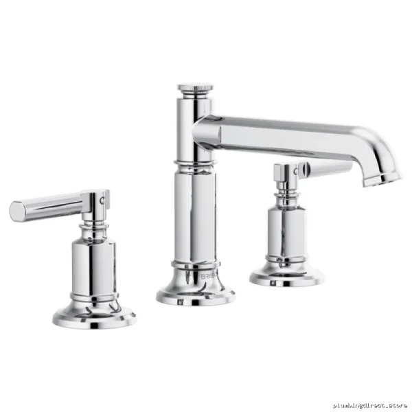 Brizo 65377LF-PCLHP-ECO Widespread Mid-Rise Bathroom Faucet - Chrome Finish, Low-Flow 1.2 GPM, Handle-Free Design