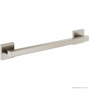 Euro Square 18-Inch Luxury Bathroom Towel Bar with Luxe Nickel Finish - Brizo 69480-NK