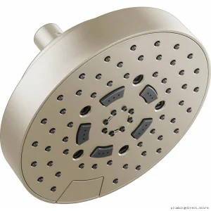 Brizo 7-Spray H2OKinetic Shower Head 5 Settings Brushed Nickel 1.5 GPM
