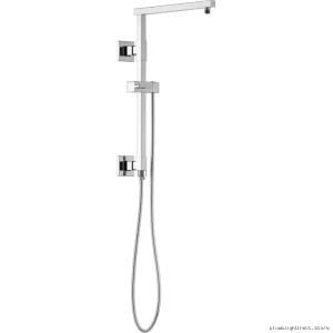 Euro Square Chrome Shower Column - 80099-PC Brizo Design Shower Column